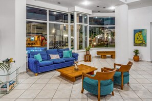 Sitteområde i lobbyen