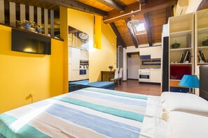 Apartamento, 1 quarto | 1 quarto, ferros/tábuas de passar roupa, Wi-Fi de cortesia