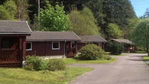 Deluxe chalet, 2 slaapkamers, niet-roken, uitzicht op park | Exterieur