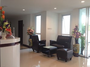 Sala de estar en el lobby