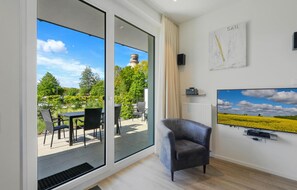 Flachbildfernseher, Kamin