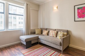Appartement Luxe, 1 chambre | Salle de séjour