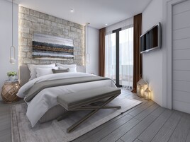 Ropa de cama de alta calidad, minibar, caja fuerte y cortinas opacas