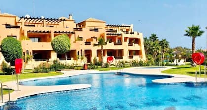 Casares Beach Golf Apartment With Private Garden and Pool Access