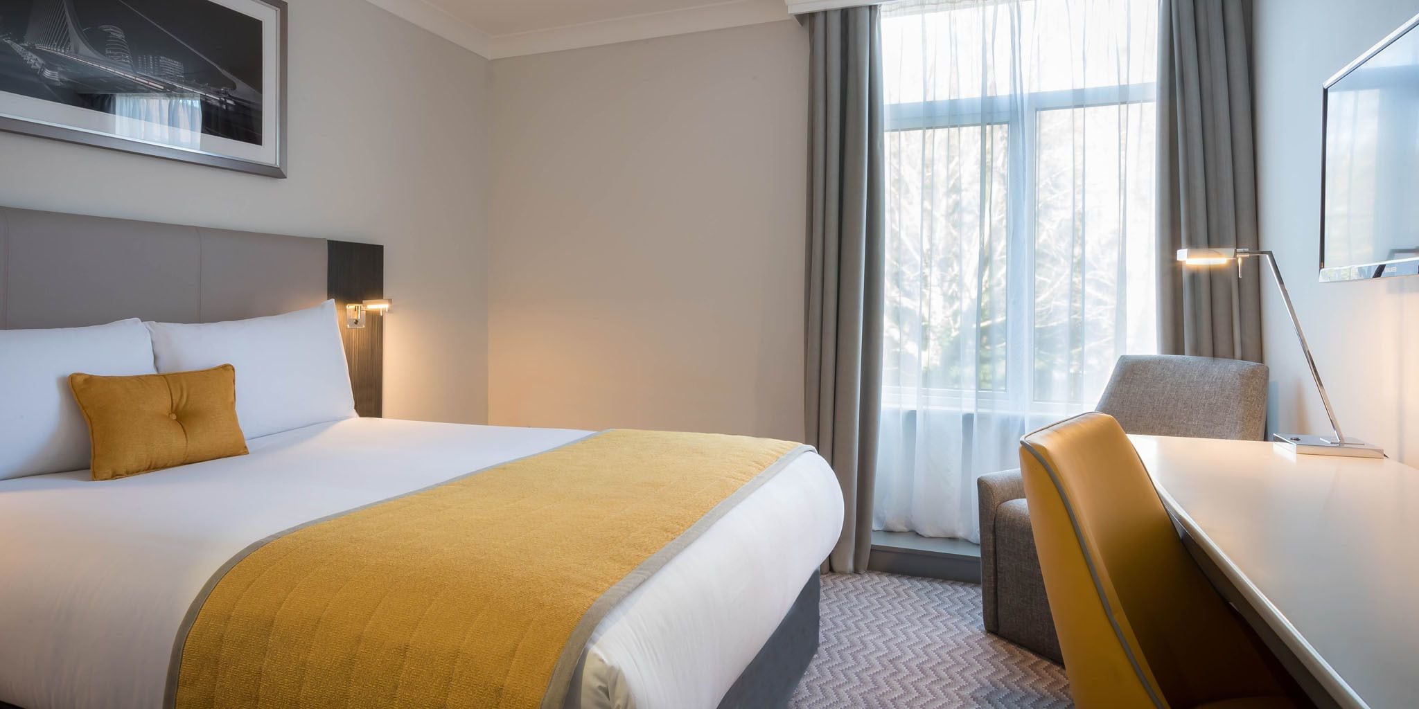 deluxe double room | in-room safe, desk, soundproofing, iron/ironing board