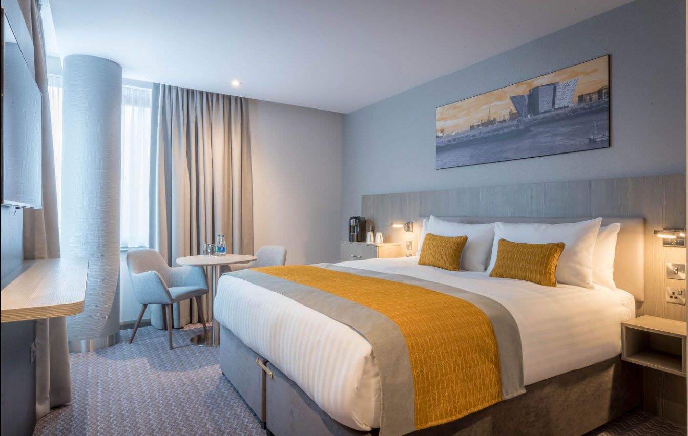 deluxe double room | in-room safe, desk, soundproofing, iron/ironing board