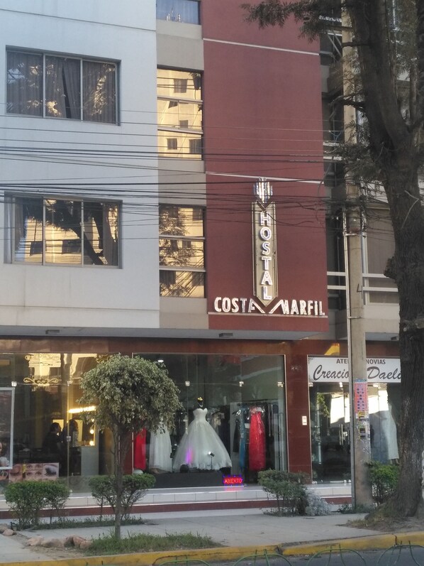 Façade de l’hébergement 