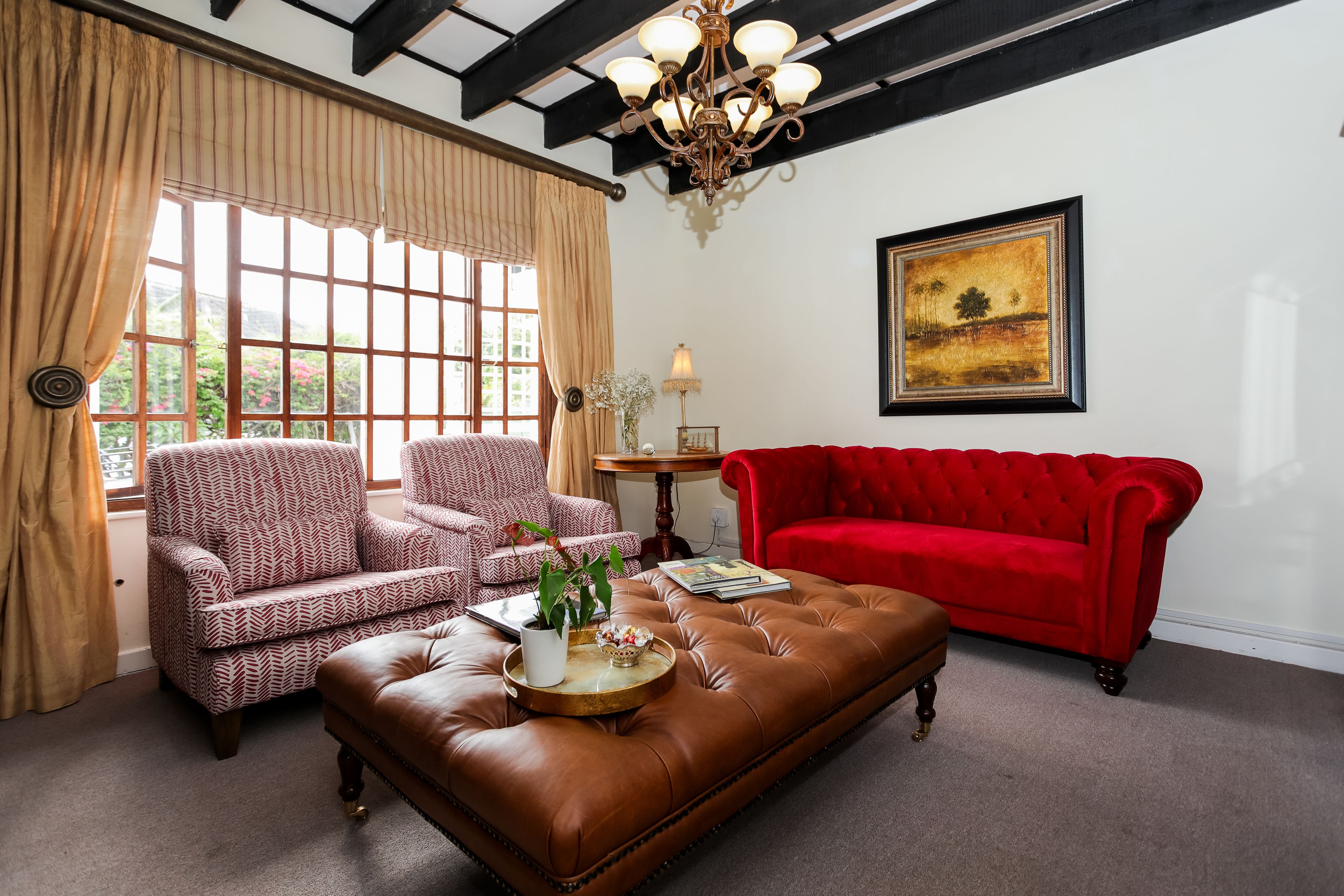 Sala de estar en el lobby