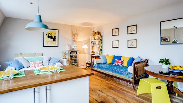 Appartement, 1 chambre | Aire de séjour
