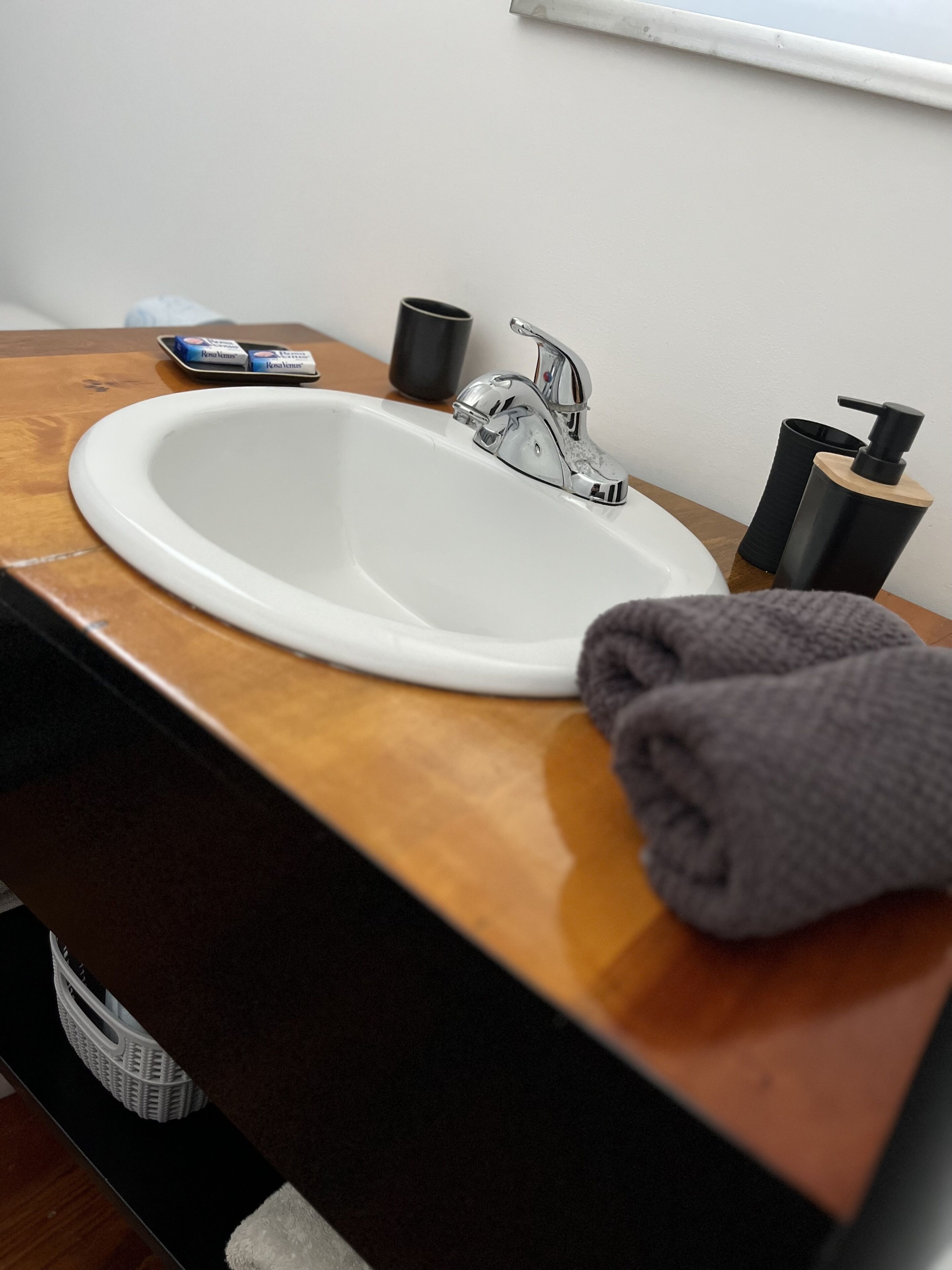 shower, rainfall showerhead, towels, soap