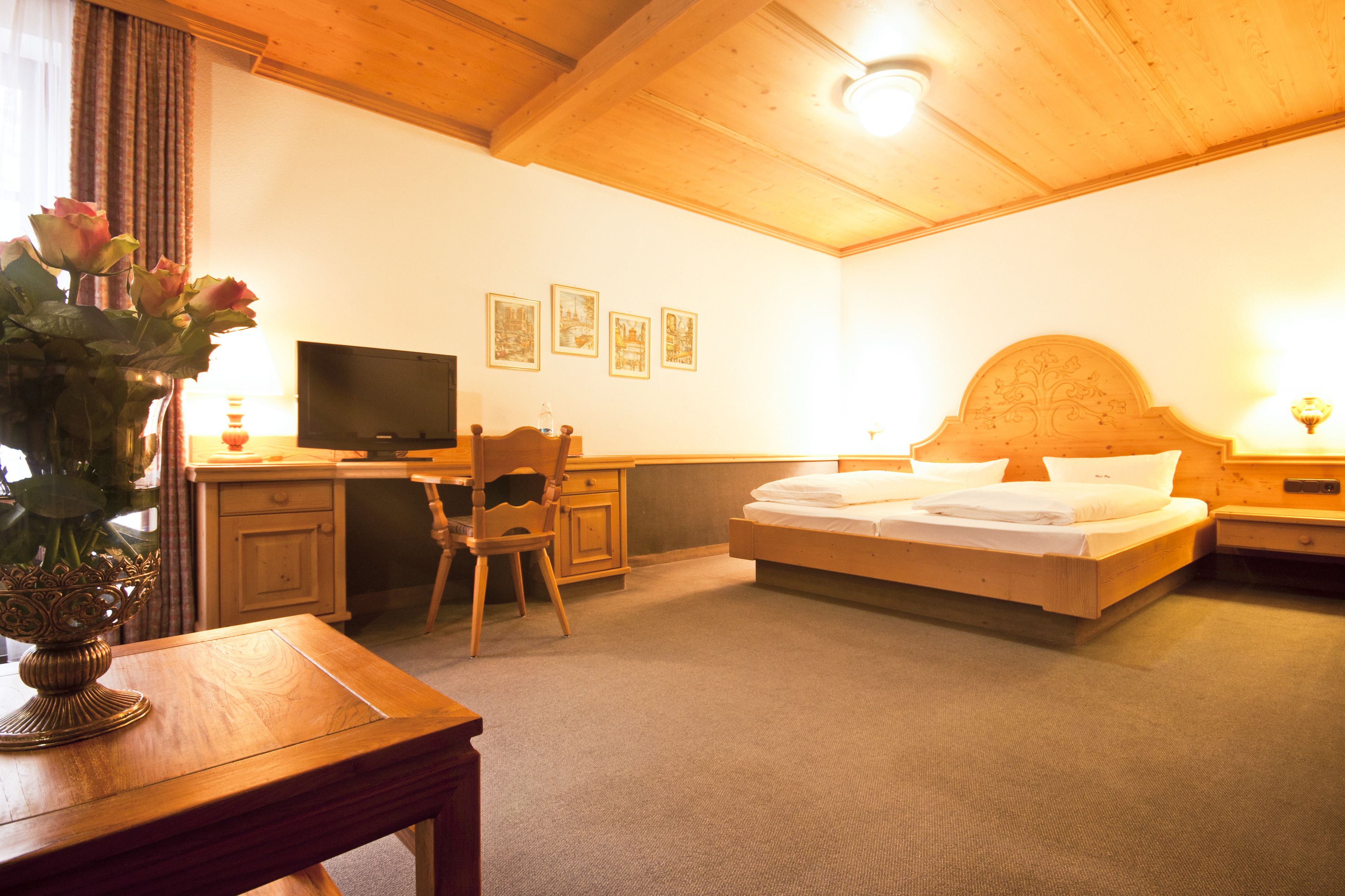 standard double room single use | living room | flat-screen tv, pay films