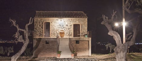 Front of property – evening/night