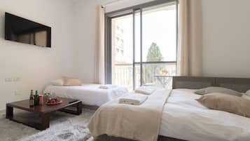 1 makuuhuone, silitysrauta/-lauta, Wi-Fi, vuodevaatteet