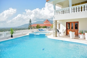 Outdoor pool - 7BR Cofresi Villa Private Pool Sleeps Large Groups Near Beach (alto de cofresi)