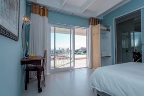 Habitación doble clásica, vista al océano | Terraza o patio