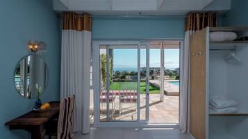 Classic Double Room, Ocean View | Premium bedding, minibar, in-room safe, individually decorated