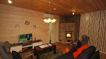 Ferienhaus, Sauna | 1 Schlafzimmer, Schreibtisch, Bügeleisen/Bügelbrett