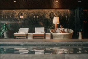 Indoor pool, outdoor pool