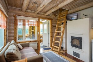 小屋, 桑拿浴 | 1 多间卧室、特色装修、床单