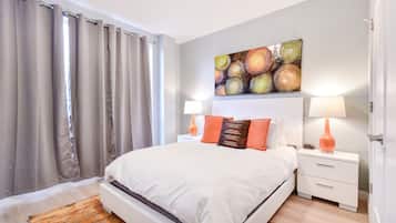 Luxury Apartment, 2 Bedrooms | 1 bedroom, individually decorated, individually furnished, desk