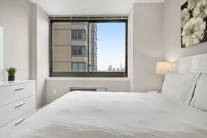 Luxe appartement, 2 slaapkamers | Hypoallergeen beddengoed, individueel gedecoreerd