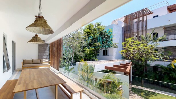 Apartamento superior, 2 quartos, sacada | Sacada