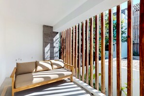 Superior-Apartment, 2 Schlafzimmer, Balkon | Balkon