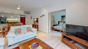 Apartment, 2 Schlafzimmer, Poolzugang | Wohnbereich