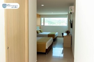 In-room safe, desk, laptop workspace, blackout drapes