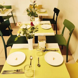 Daily buffet breakfast (EUR 15 per person)