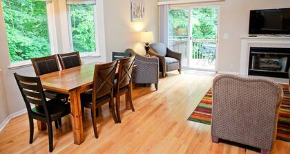 Large CLEAN Saugatuck Condo, Wooded Ravine, Cathedral Ceilings, Open Concept