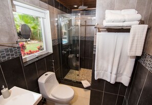 Deep-soaking bathtub, free toiletries, hair dryer, towels - Colibri Boutique Hotel (Sosúa)