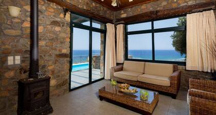 Sunset & Sea Views at villa with Private Pool near Elafonissi
