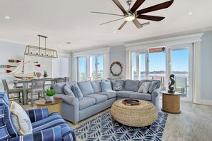 Smart TV, table football, ping pong