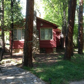 Exterior detail - Relax at our River Front Cabin in Historic Upper Canyon  (Ruidoso)
