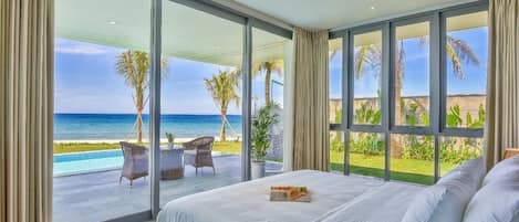 スーペリア ヴィラ | 高級寝具、低反発ベッド、セーフティボックス (室内)、デスク