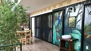 Deluxe szoba, 1 hálószobával, pezsgőfürdő, kilátással a parkra | Terasz/udvar