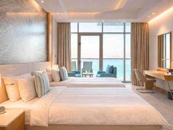 Premium Room Sea View Twin with Hotel Private Beach Access