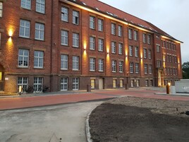 Front of property - evening/night