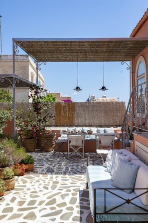 Terrace/patio - Villa Maria (Syros)