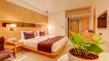 Deluxe Room, 1 Double Bed, Non Smoking | In-room safe, desk, iron/ironing board, rollaway beds