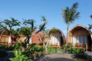 Overnatningsstedets facade