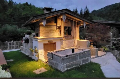 Ferienwohnung "Blockhaus" bis max. 10 Personen ca. 90 qm