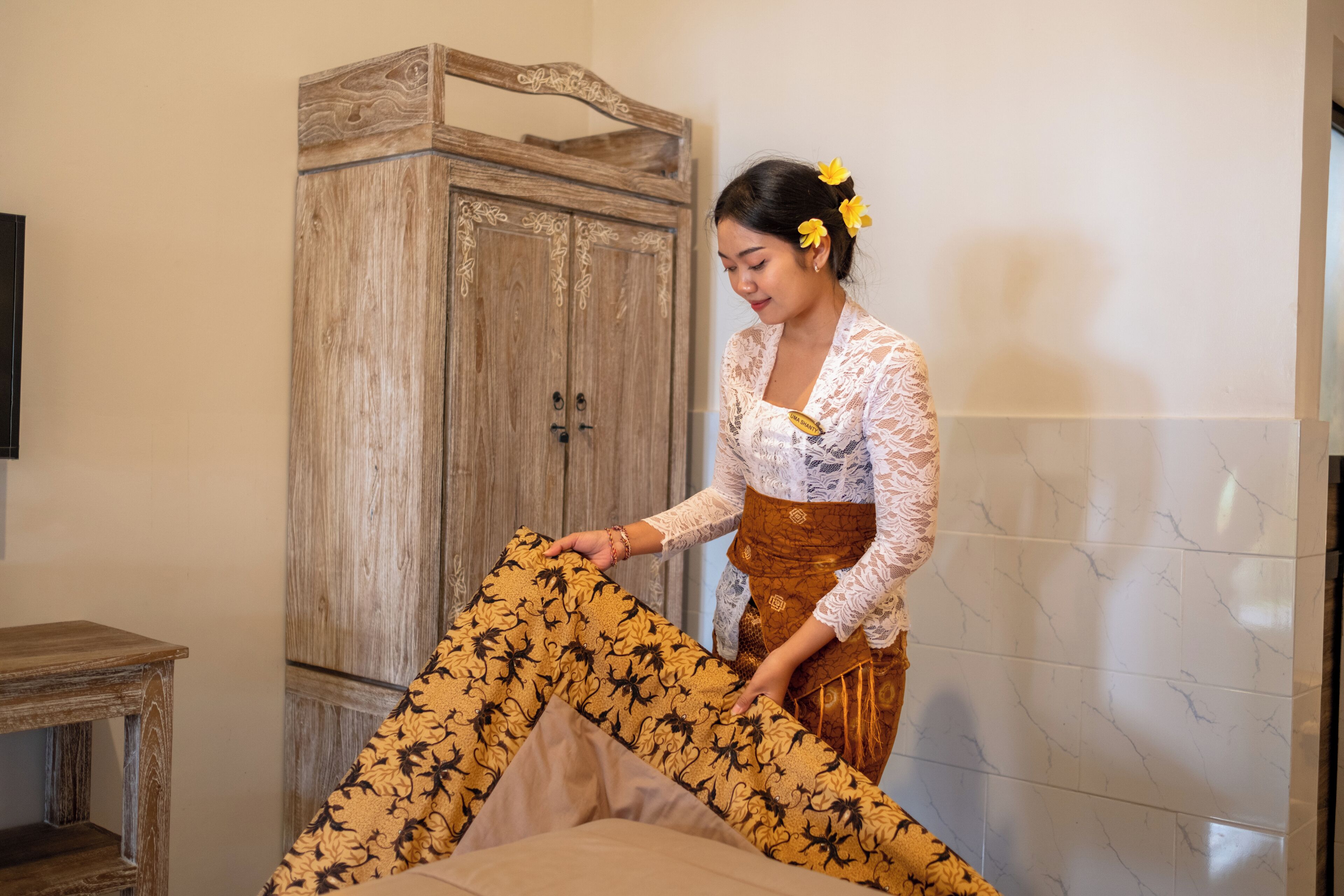 Premium bedding, free WiFi, bed sheets