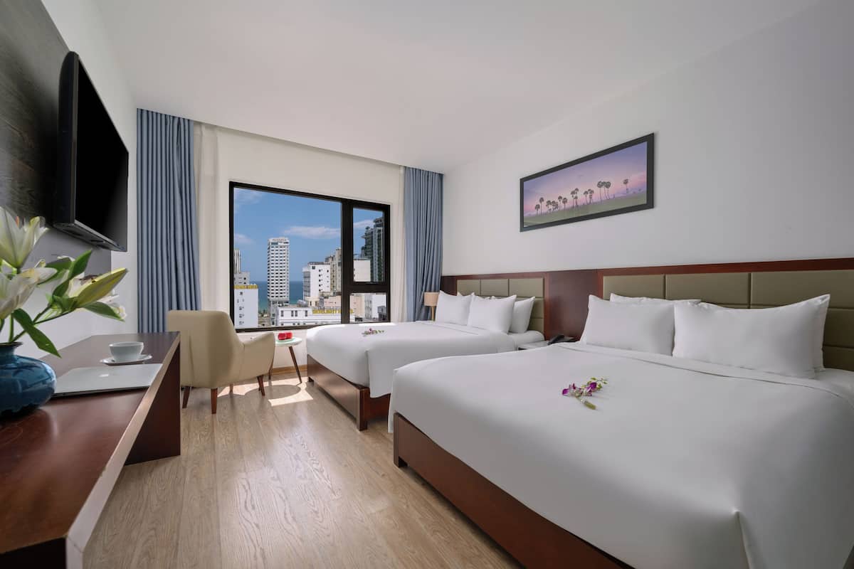 Habitación Premier con 2 camas individuales, vistas a la ciudad | Vistas desde la habitación