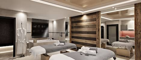 Body treatments, body wraps, body scrubs, facials, massages
