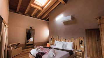 Exclusive-Doppelzimmer (Garofano) | Italienische Bettbezüge von Frette, hochwertige Bettwaren