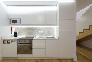 标准开间, 1 间卧室, 复式 | 私人厨房 | 大冰箱、微波炉、烤箱、炉灶