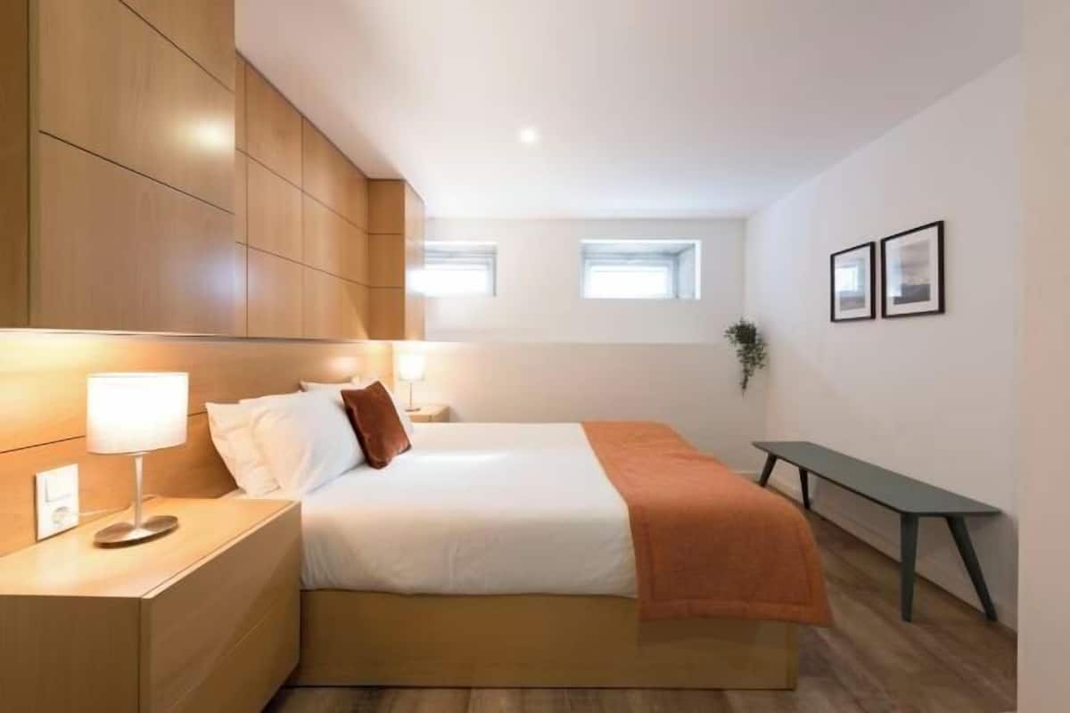 1 bedroom, individually decorated, blackout drapes, soundproofing