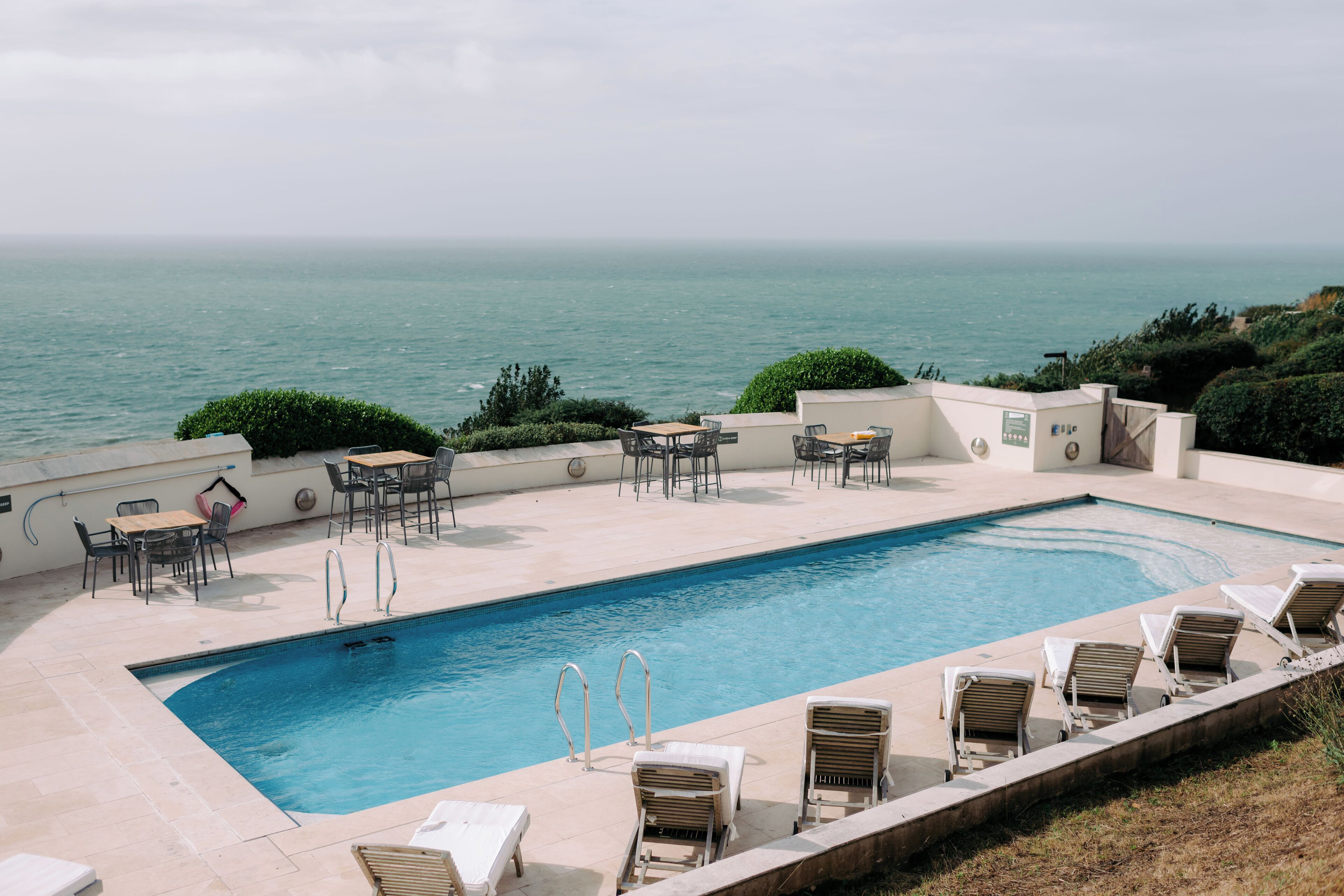 Indoor pool, seasonal outdoor pool